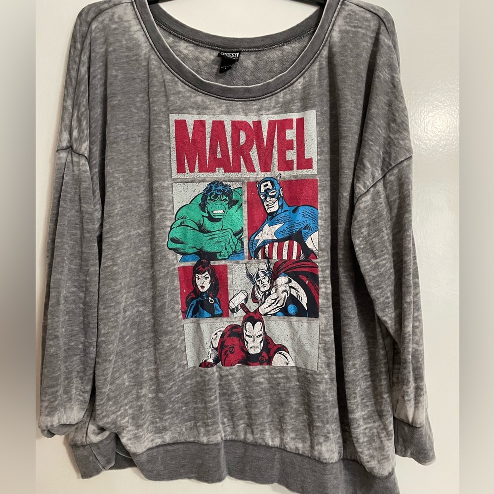 Torrid Marvel Light Weight Sweatshirt